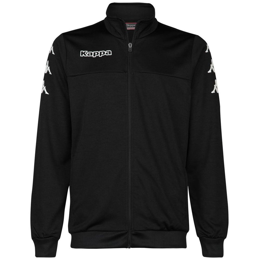 Men Kappa 4 Soccer Bouvil Jacket Black | 327641-UTX