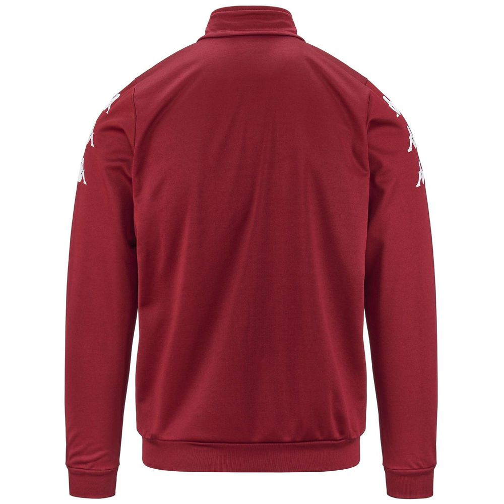 Men Kappa 4 Soccer Bouvil Jacket Red | 241605-LCY