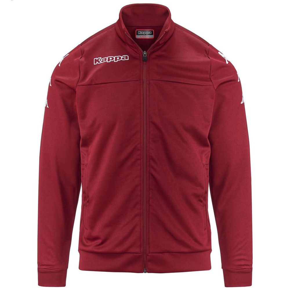 Men Kappa 4 Soccer Bouvil Jacket Red | 241605-LCY