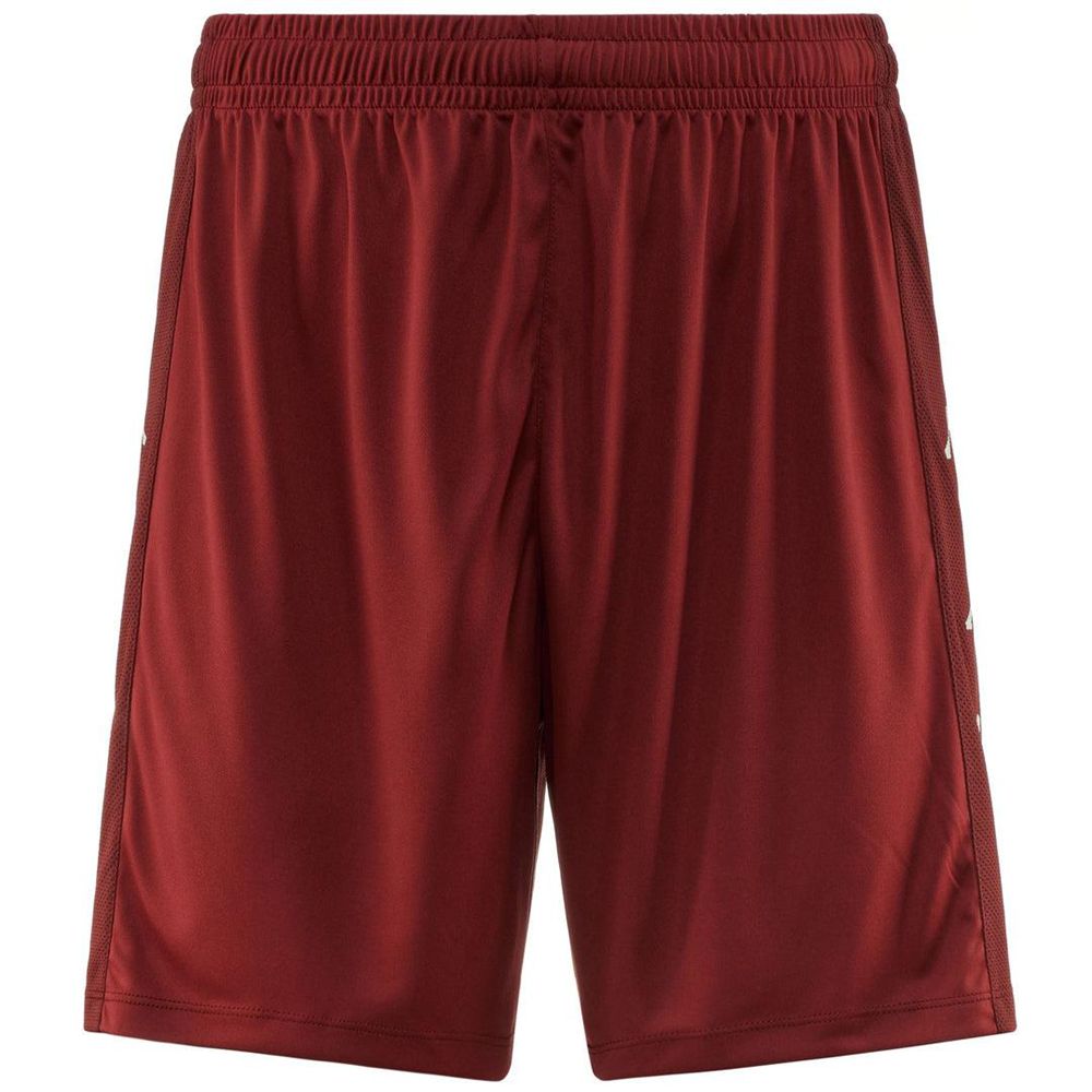 Men Kappa 4 Soccer Delebio Shorts Red | 573026-ZWK