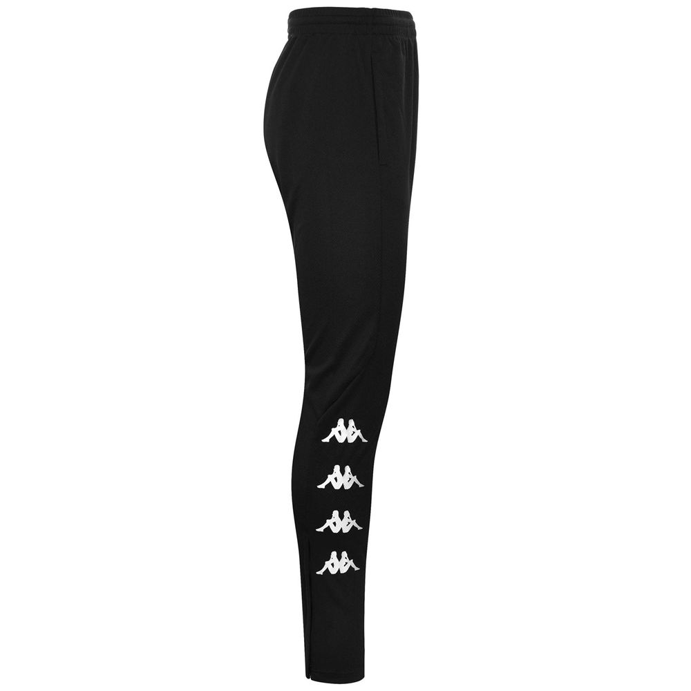 Men Kappa 4 Soccer Dolcedo Pants Black | 251394-ZAQ