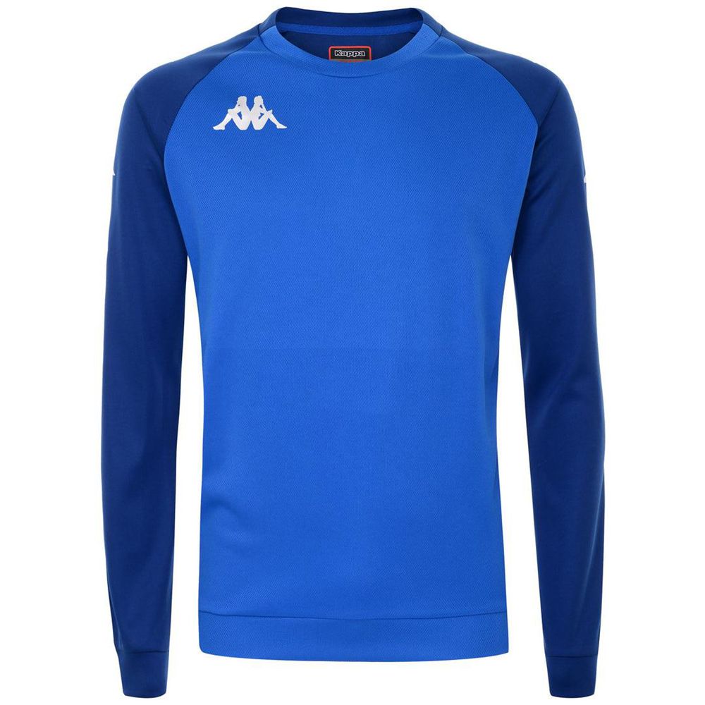 Men Kappa 4 Soccer Parme Sweater Blue | 895246-IFD