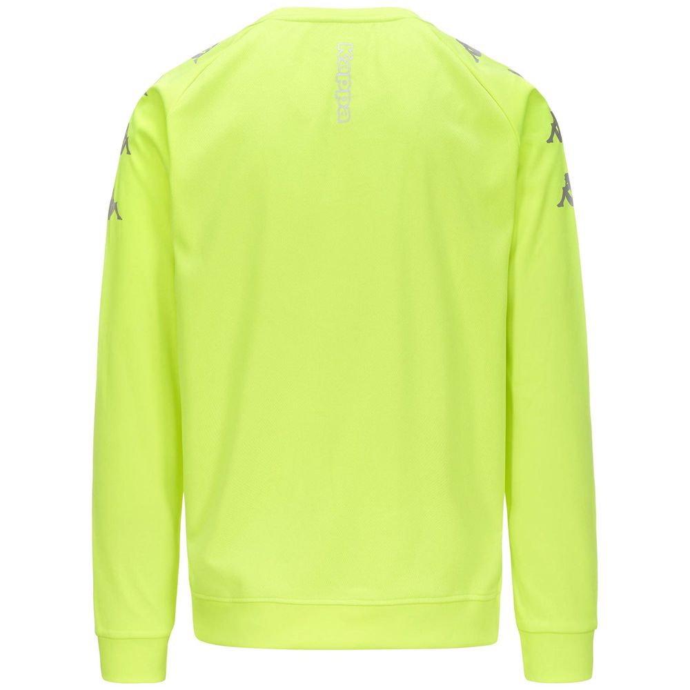 Men Kappa 4 Soccer Parme Sweater Green | 401593-WAC