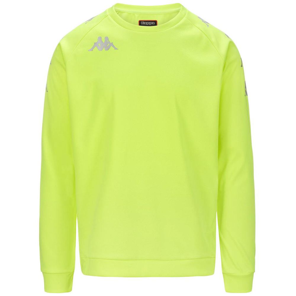 Men Kappa 4 Soccer Parme Sweater Green | 401593-WAC