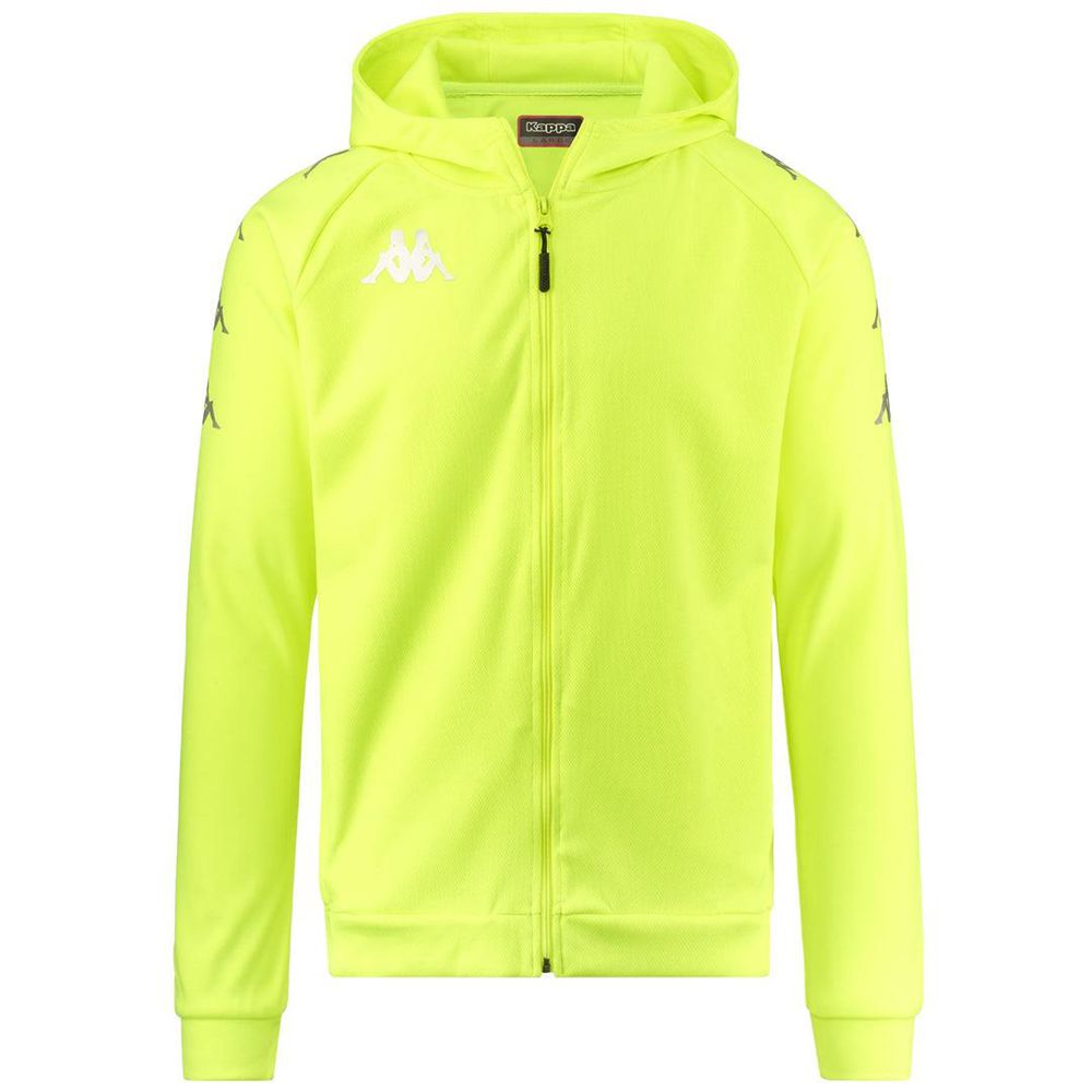 Men Kappa 4 Soccer Tortona Hoodie Green | 658274-PTI