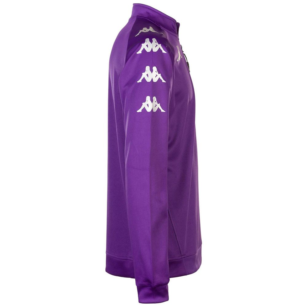 Men Kappa 4 Soccer Trieste Sweater Purple | 890712-FGX