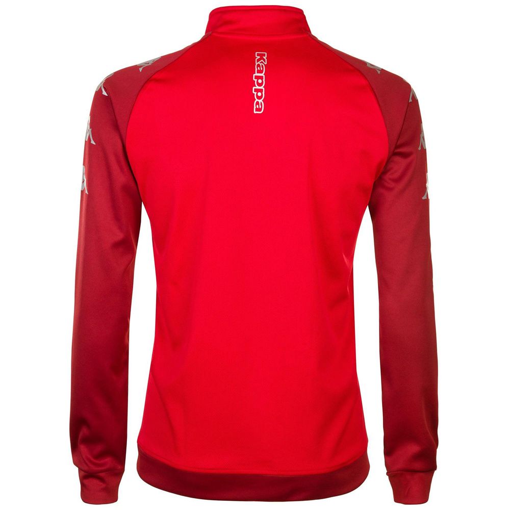 Men Kappa 4 Soccer Trieste Sweater Red | 425379-VXN