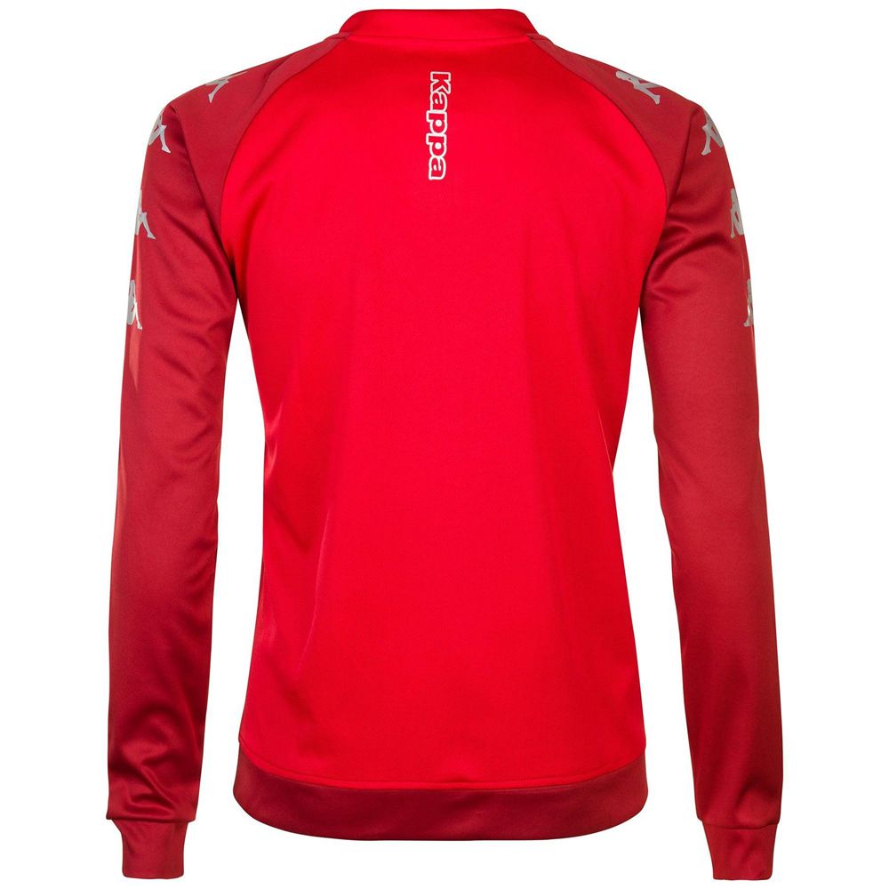 Men Kappa 4 Soccer Verone Sweater Red | 429375-XNC