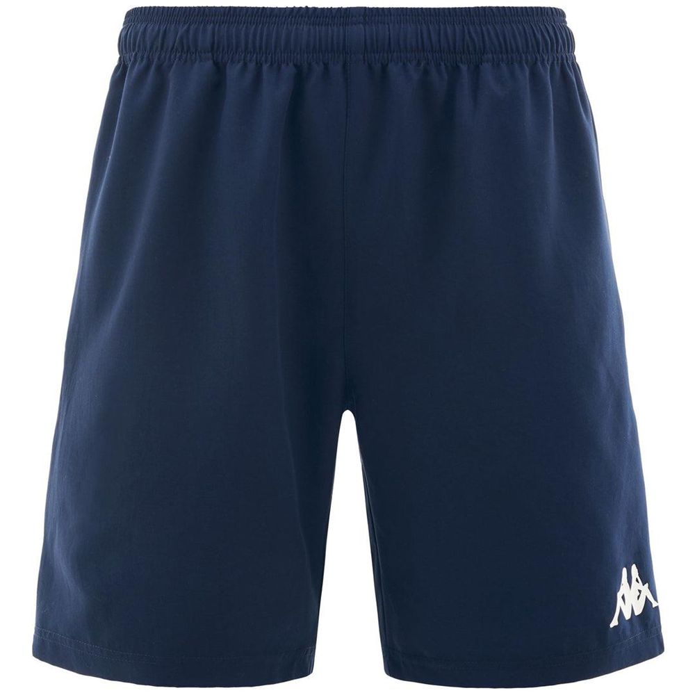 Men Kappa 4 Training Bajo Shorts Navy | 712045-FBL