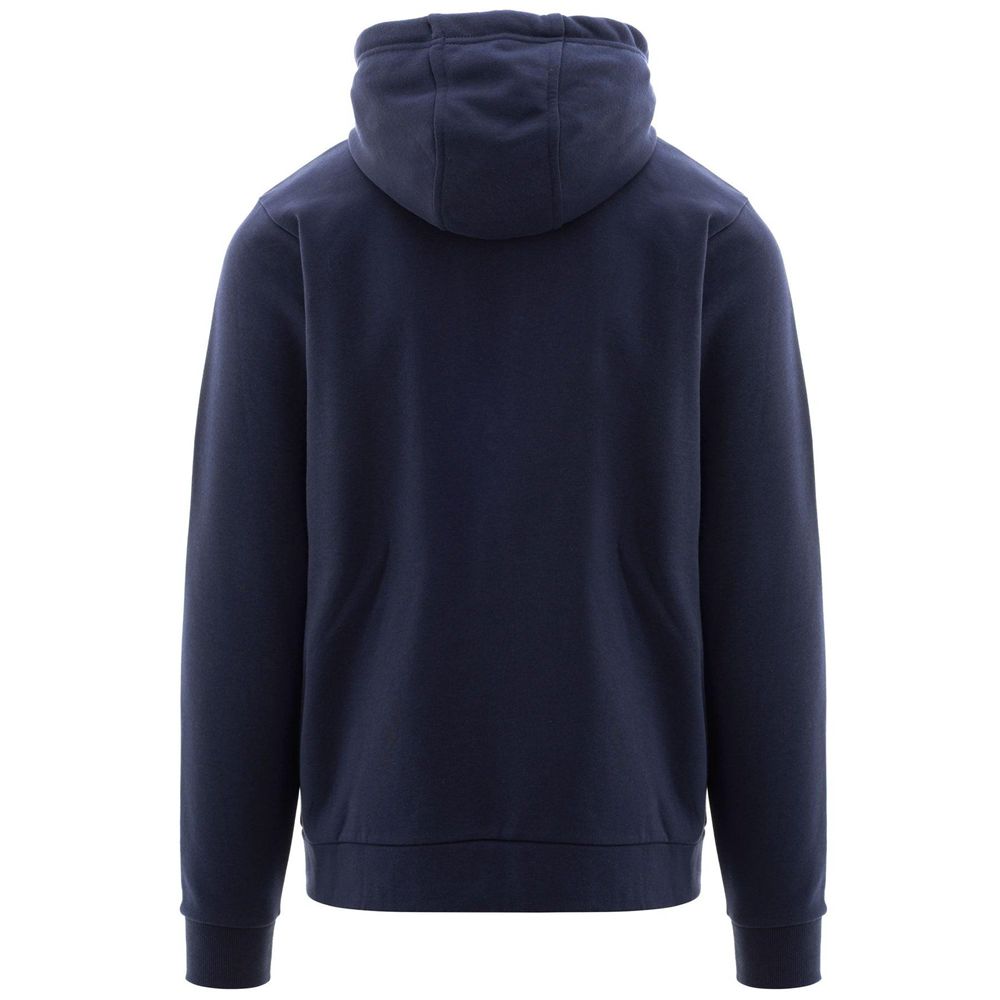 Men Kappa 4 Training Banto Hoodie Navy | 279465-ECW