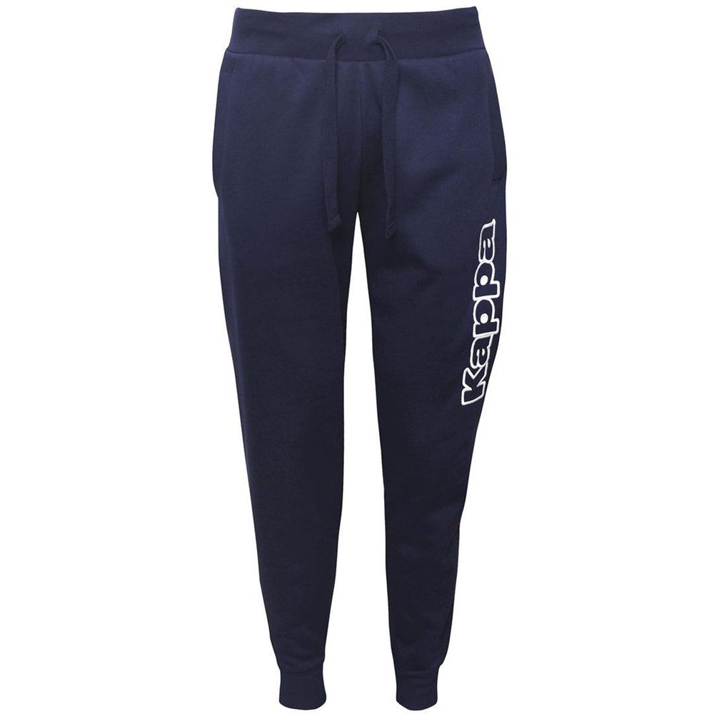 Men Kappa 4 Training Wincy Pants Navy | 762530-JQU