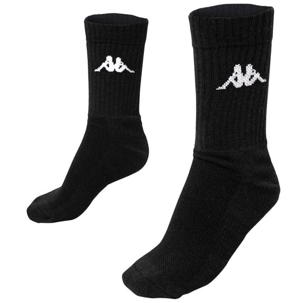 Men Kappa 4 Volley Pauap 1pack Socks Black | 230751-QSF