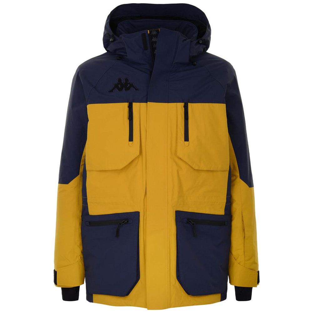 Men Kappa 5 Cento 501 Jacket Yellow | 439761-RTA