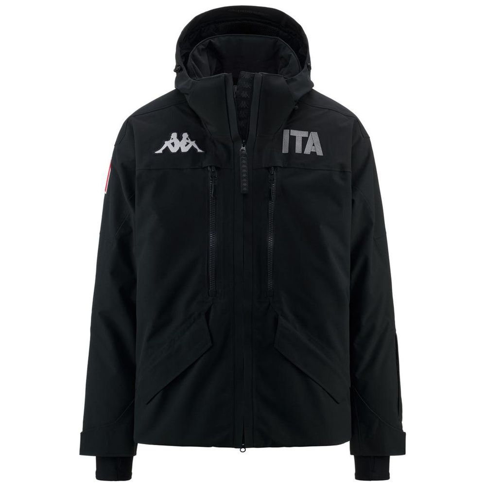 Men Kappa 6 Cento 602f Ita Jacket Navy | 315807-BHU