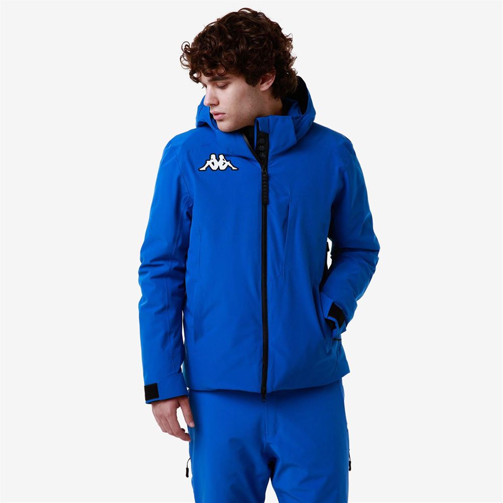 Men Kappa 6 Cento 606 Jacket Blue | 860312-DNK