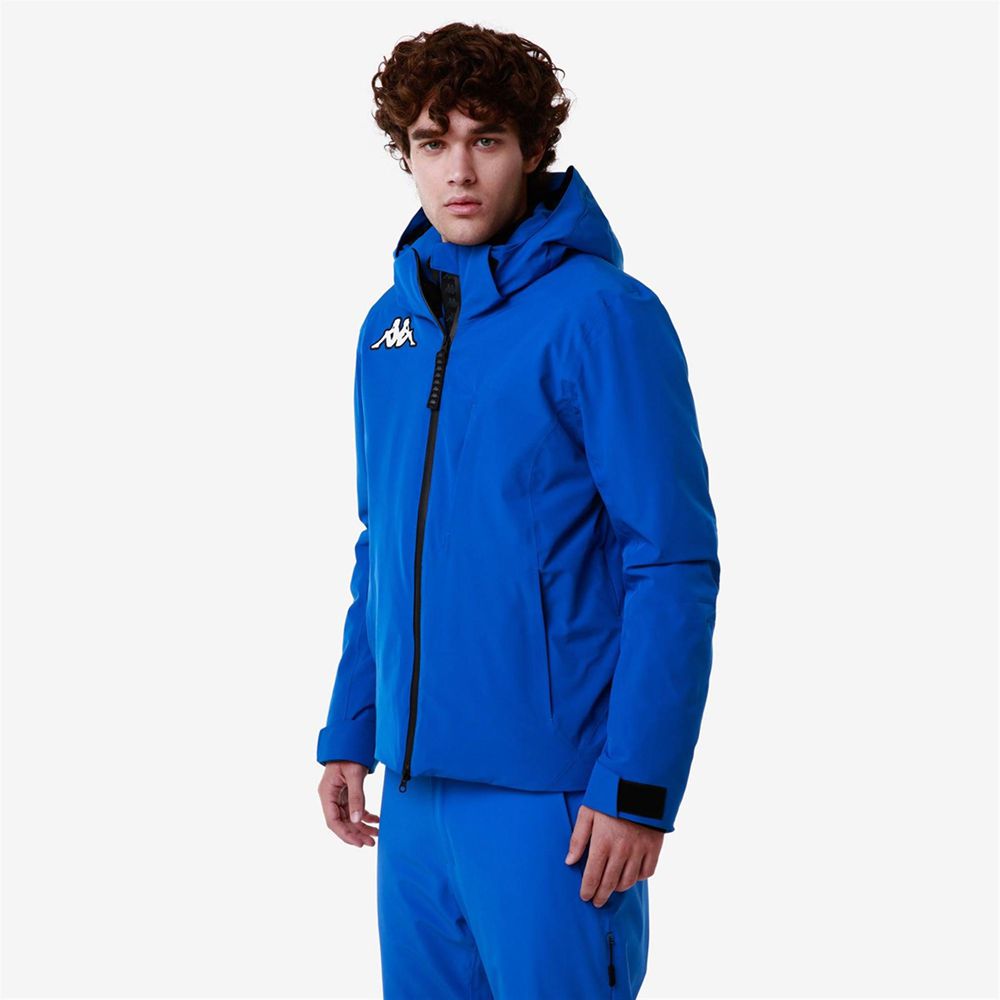 Men Kappa 6 Cento 606 Jacket Blue | 860312-DNK