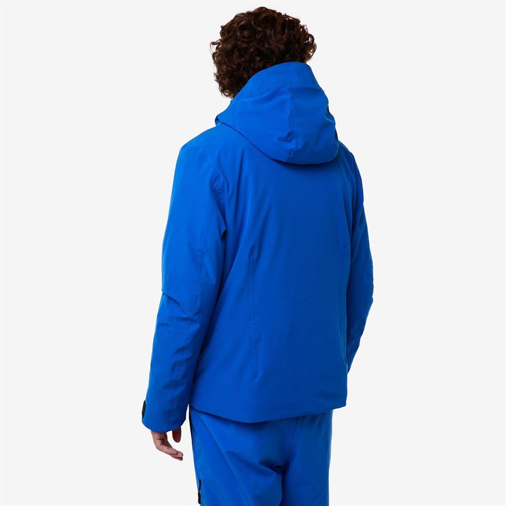 Men Kappa 6 Cento 606 Jacket Blue | 860312-DNK