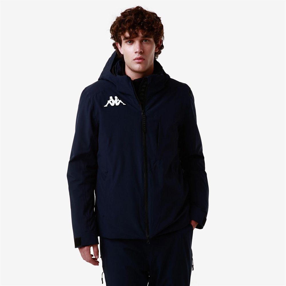 Men Kappa 6 Cento 606 Jacket Navy | 398245-YDR