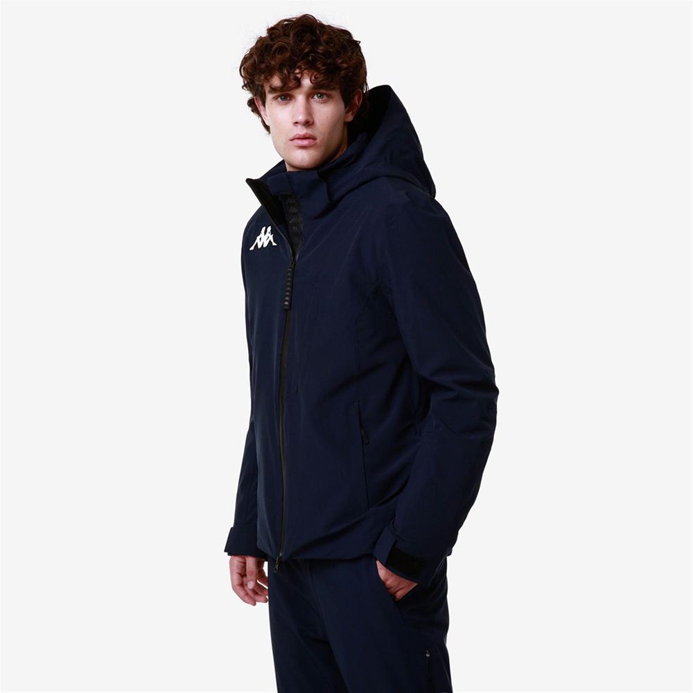 Men Kappa 6 Cento 606 Jacket Navy | 398245-YDR