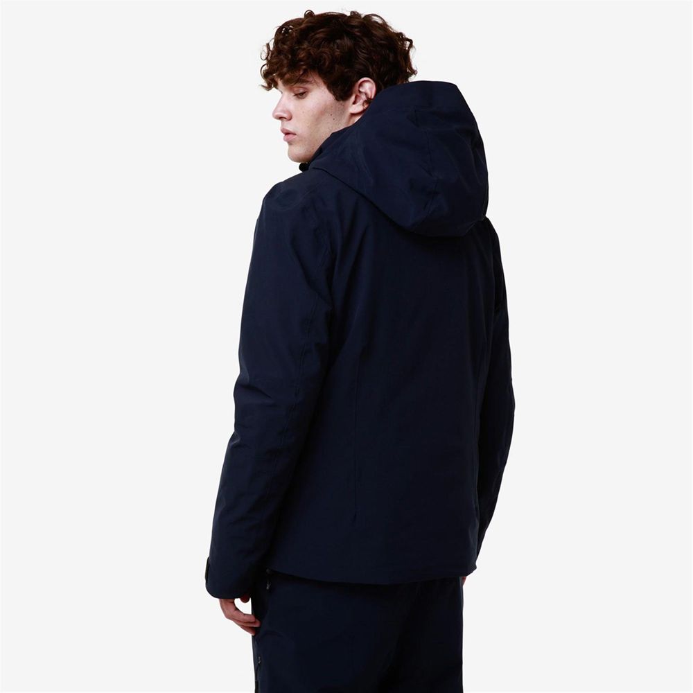 Men Kappa 6 Cento 606 Jacket Navy | 398245-YDR