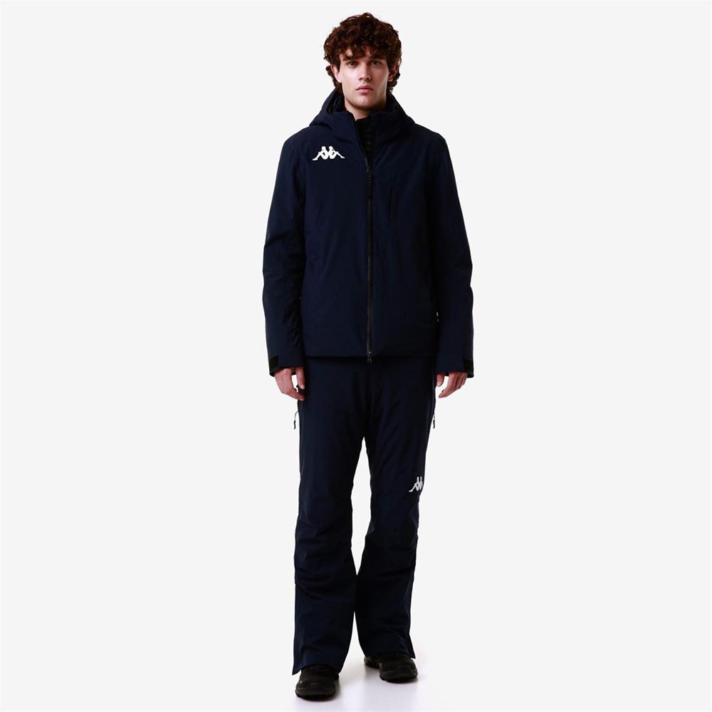 Men Kappa 6 Cento 606 Jacket Navy | 398245-YDR