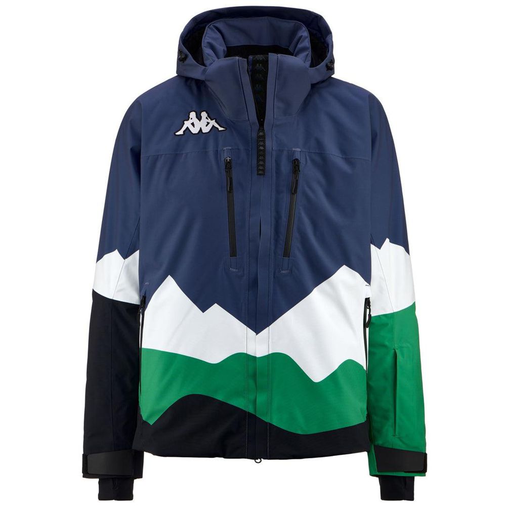 Men Kappa 6 Cento 611p Jacket Navy | 452187-WPD