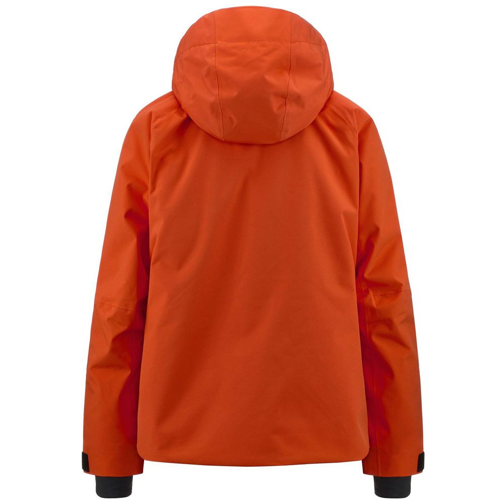 Men Kappa 6 Cento 611p Jacket Orange | 358107-VDT