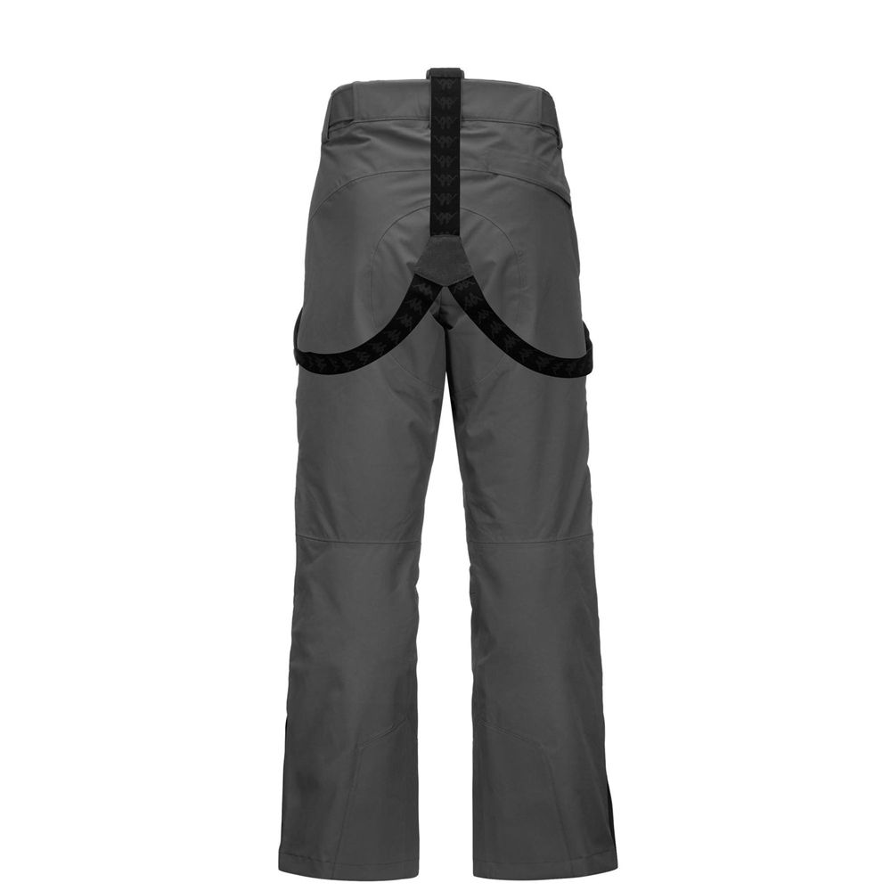 Men Kappa 6 Cento 622p Pants Grey | 162347-PHQ