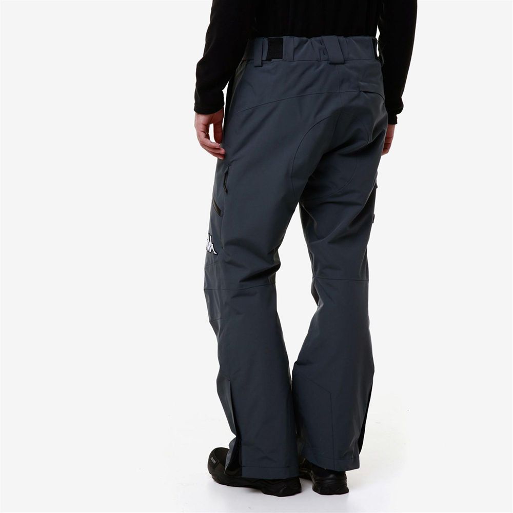 Men Kappa 6 Cento 622p Pants Grey | 162347-PHQ