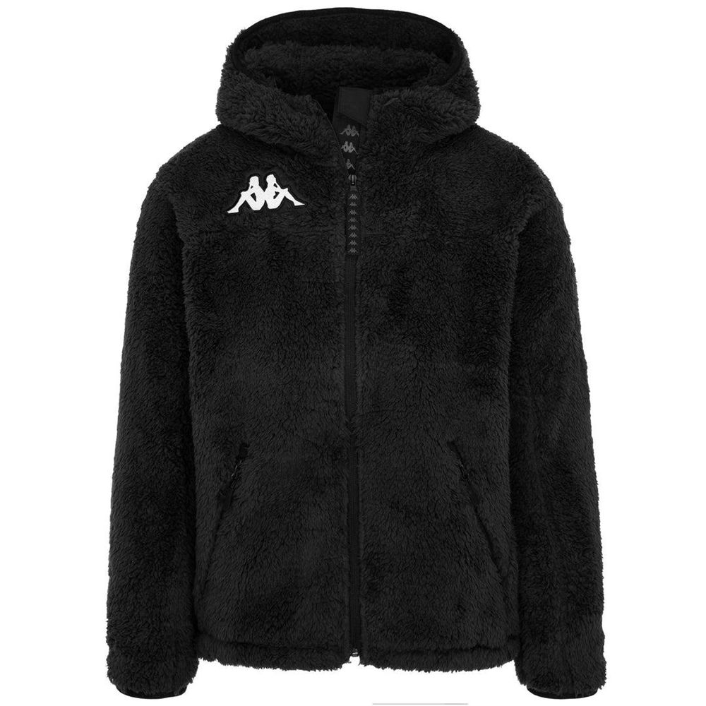 Men Kappa 6 Cento 635s Hoodie Black | 706259-JIO