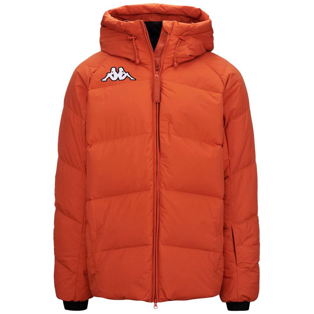 Men Kappa 6 Cento 662 Jacket Orange | 674280-JBZ