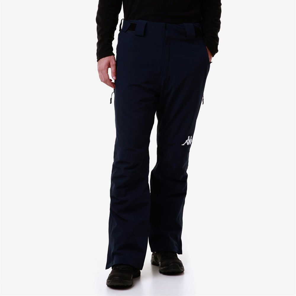 Men Kappa 6 Cento 664 Pants Navy | 793412-OVT