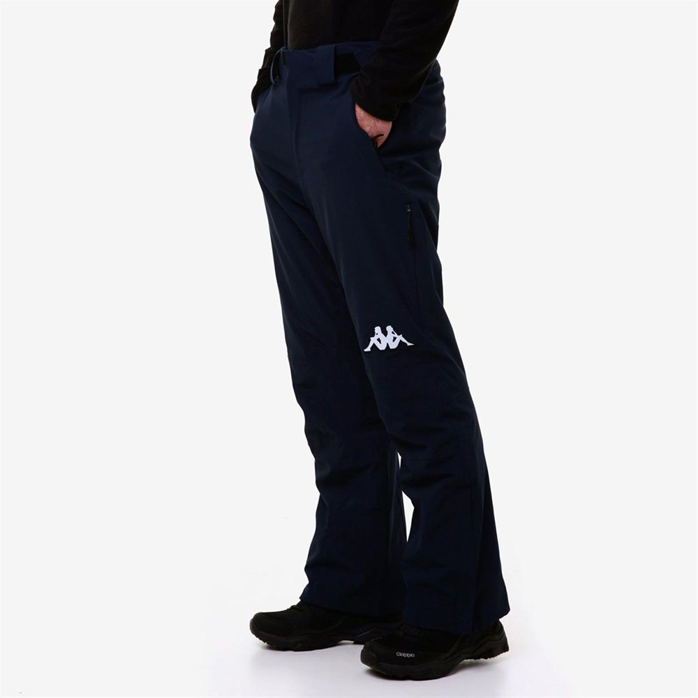 Men Kappa 6 Cento 664 Pants Navy | 793412-OVT