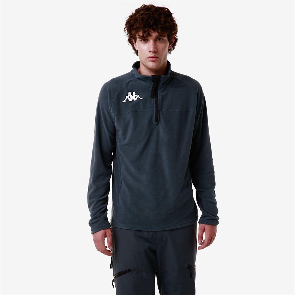 Men Kappa 6 Cento 687b Sweater Grey | 172083-GAO