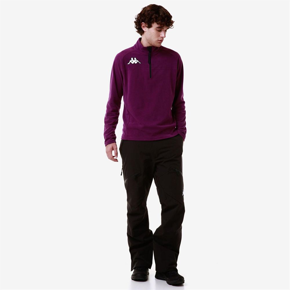 Men Kappa 6 Cento 687b Sweater Purple | 294538-ACP