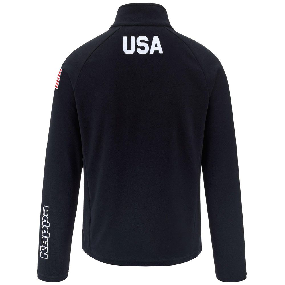 Men Kappa 6 Cento 687b Us Sweater Navy | 463891-EXY