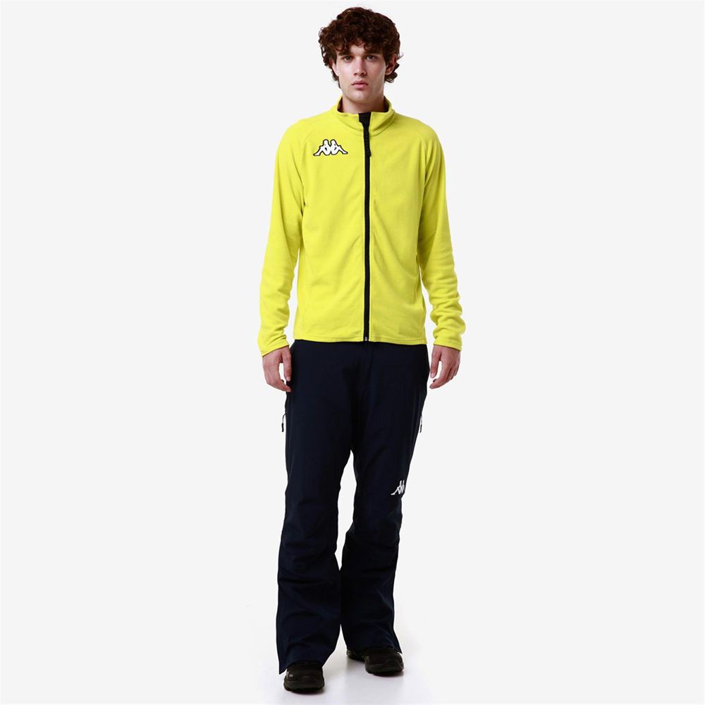 Men Kappa 6 Cento 687bfz Jacket Yellow | 612437-YWS