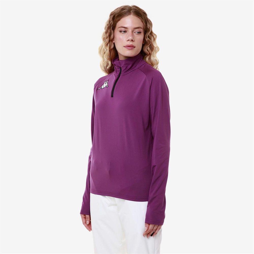 Men Kappa 6 Cento 687bk Sweater Purple | 871932-MAC