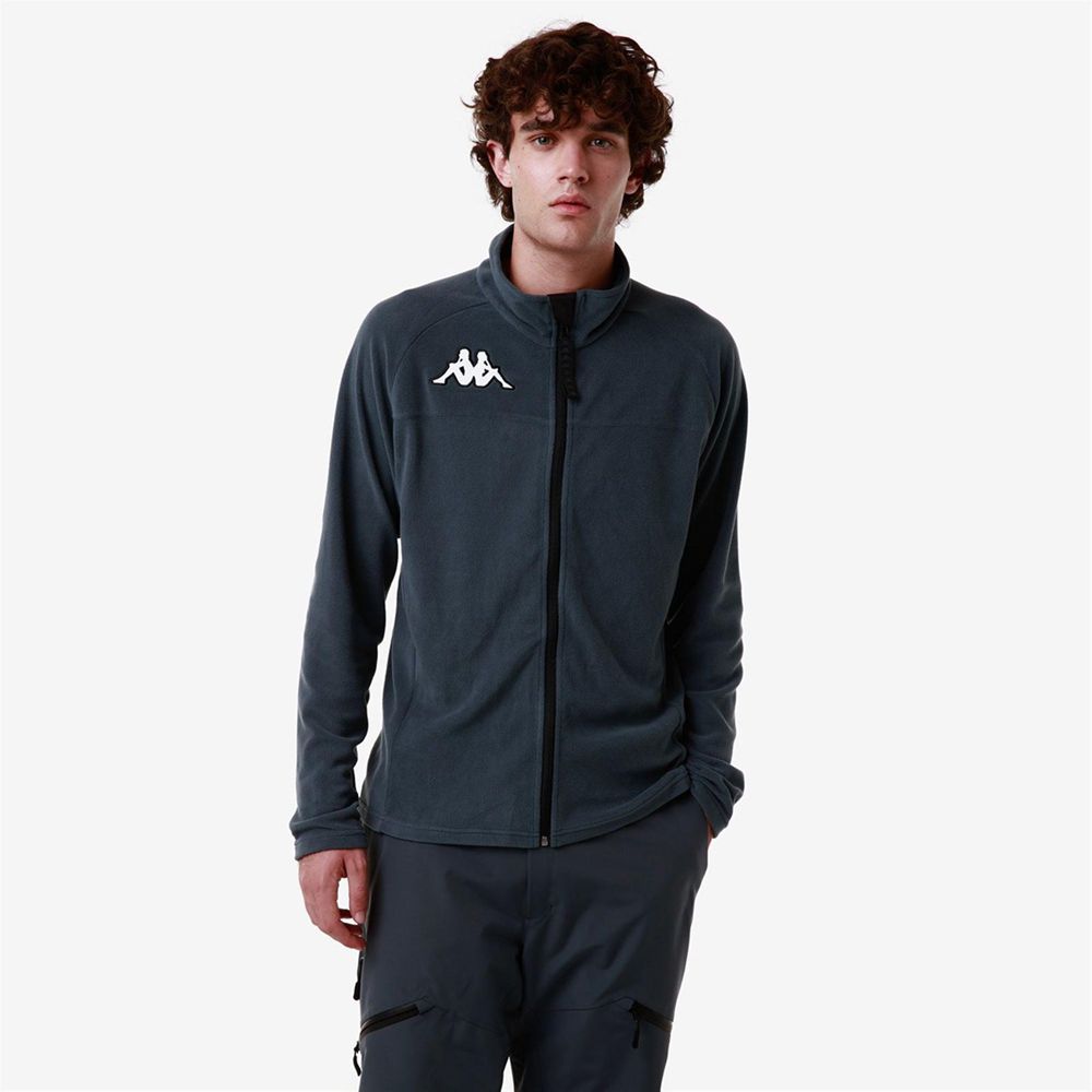 Men Kappa 6 Cento 687fz Jacket Grey | 546087-ALG