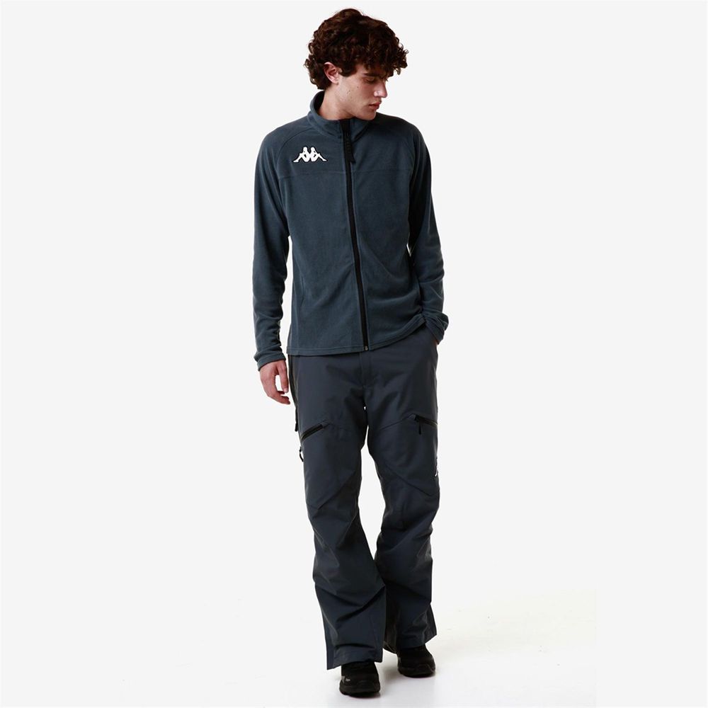 Men Kappa 6 Cento 687fz Jacket Grey | 546087-ALG