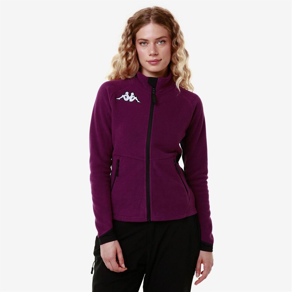 Men Kappa 6 Cento 687fz Jacket Purple | 835907-YPA