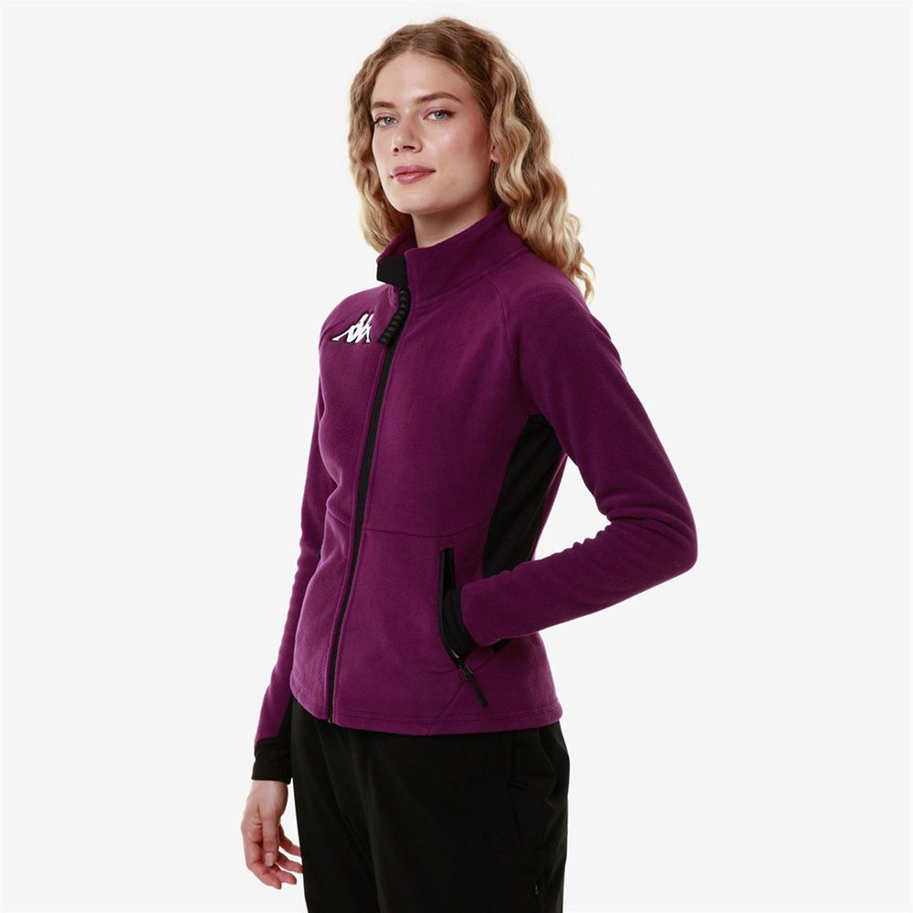 Men Kappa 6 Cento 687fz Jacket Purple | 835907-YPA