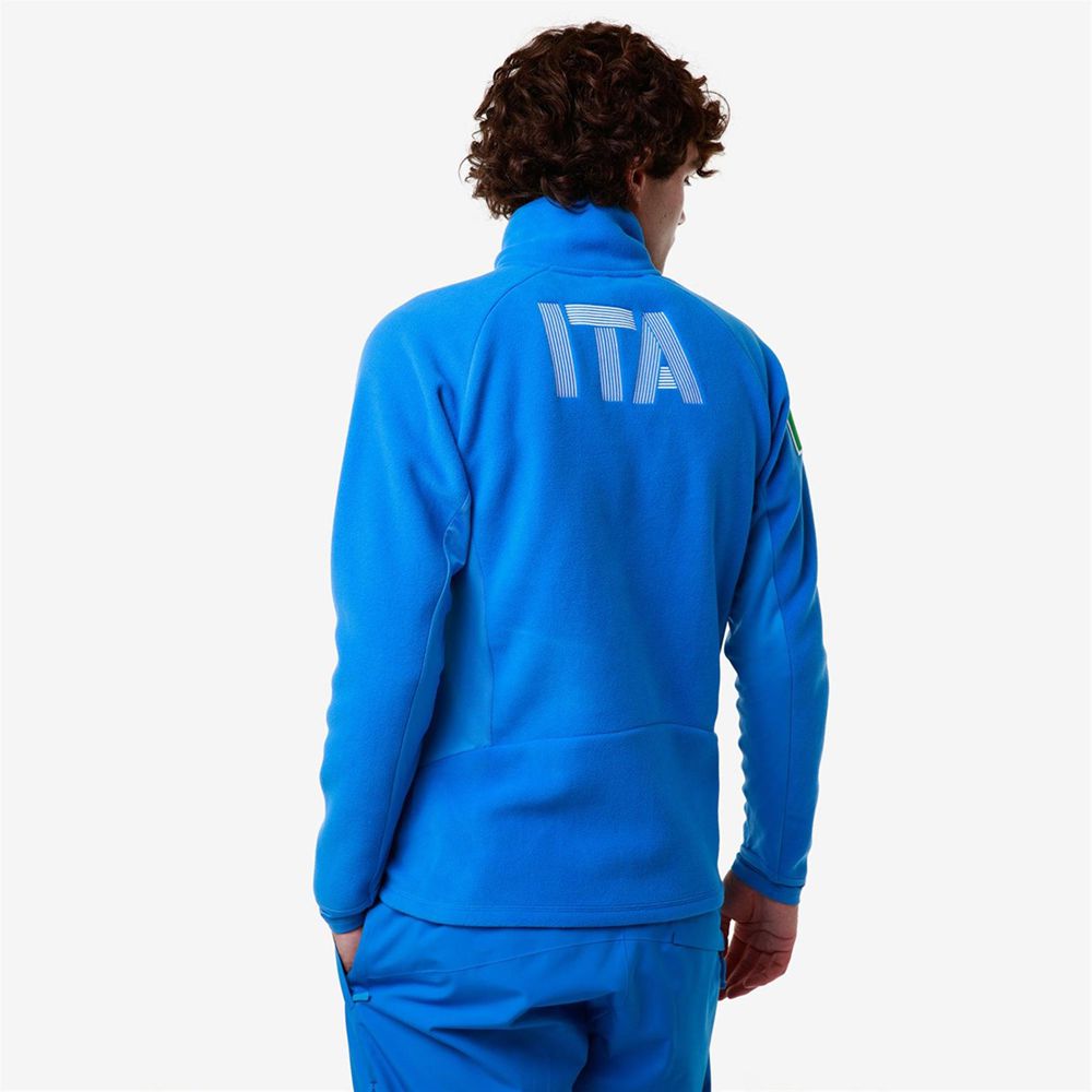 Men Kappa 6 Cento 687n Ita Jacket Blue | 236548-BCE