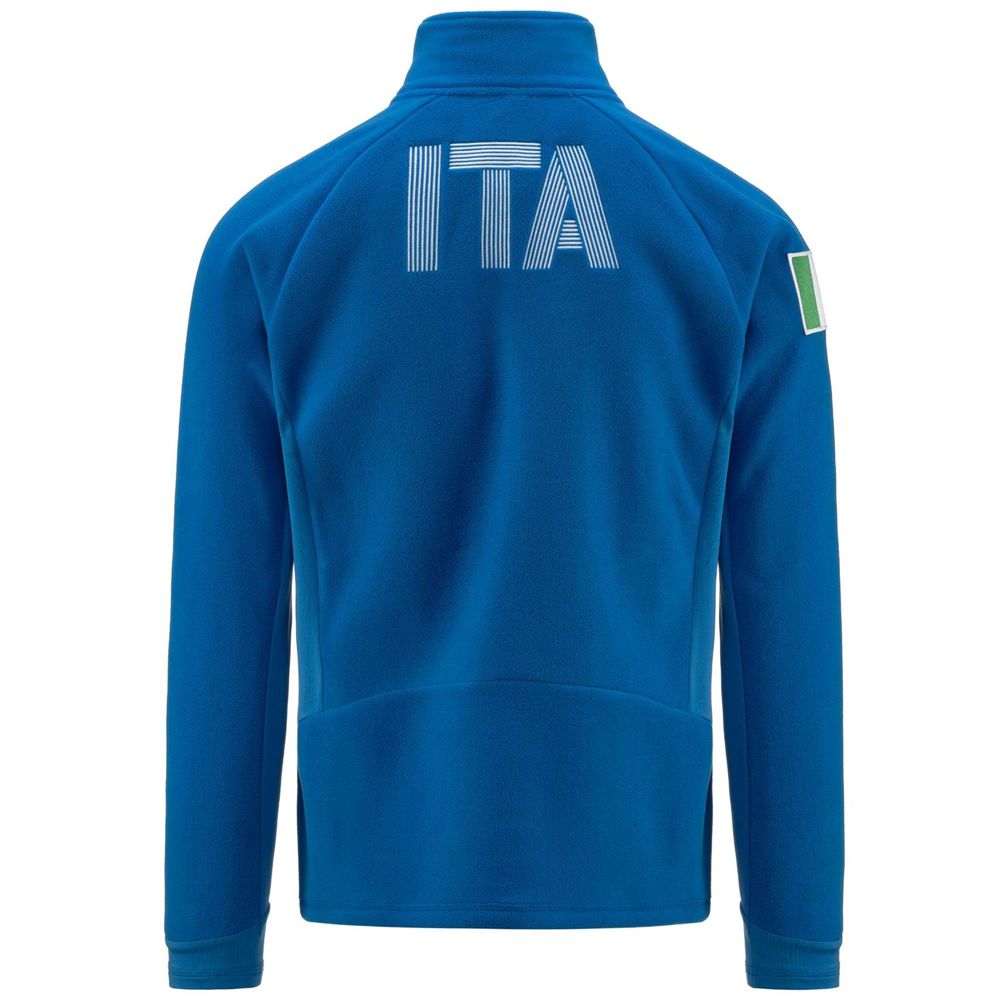 Men Kappa 6 Cento 687n Ita Jacket Blue | 236548-BCE