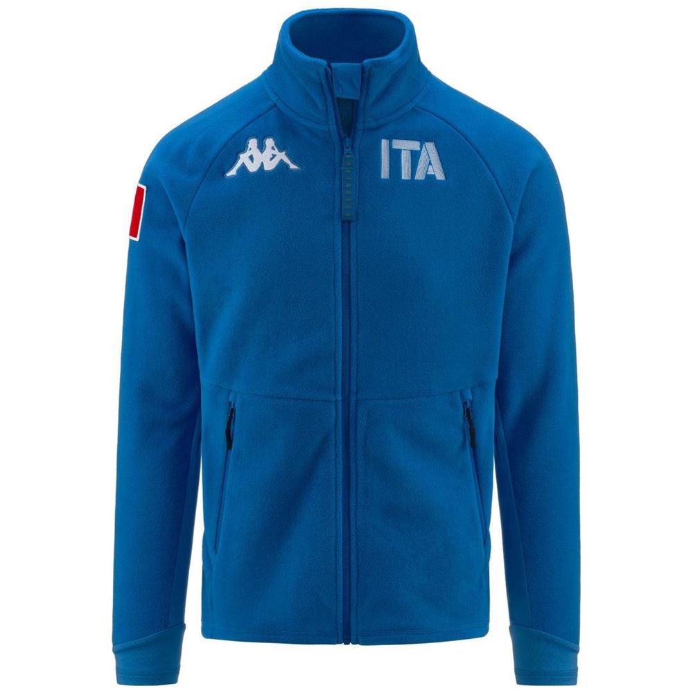 Men Kappa 6 Cento 687n Ita Jacket Blue | 236548-BCE