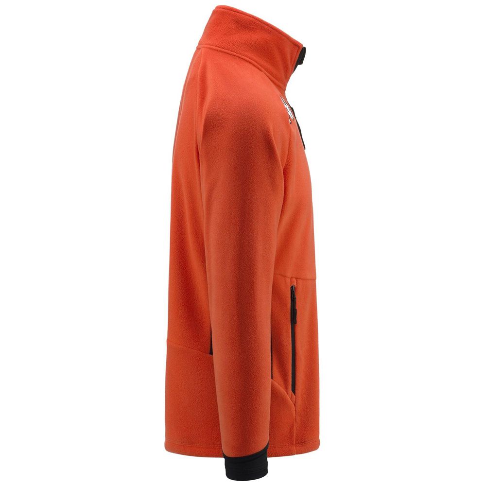 Men Kappa 6 Cento 687n Jacket Orange | 834510-YFQ