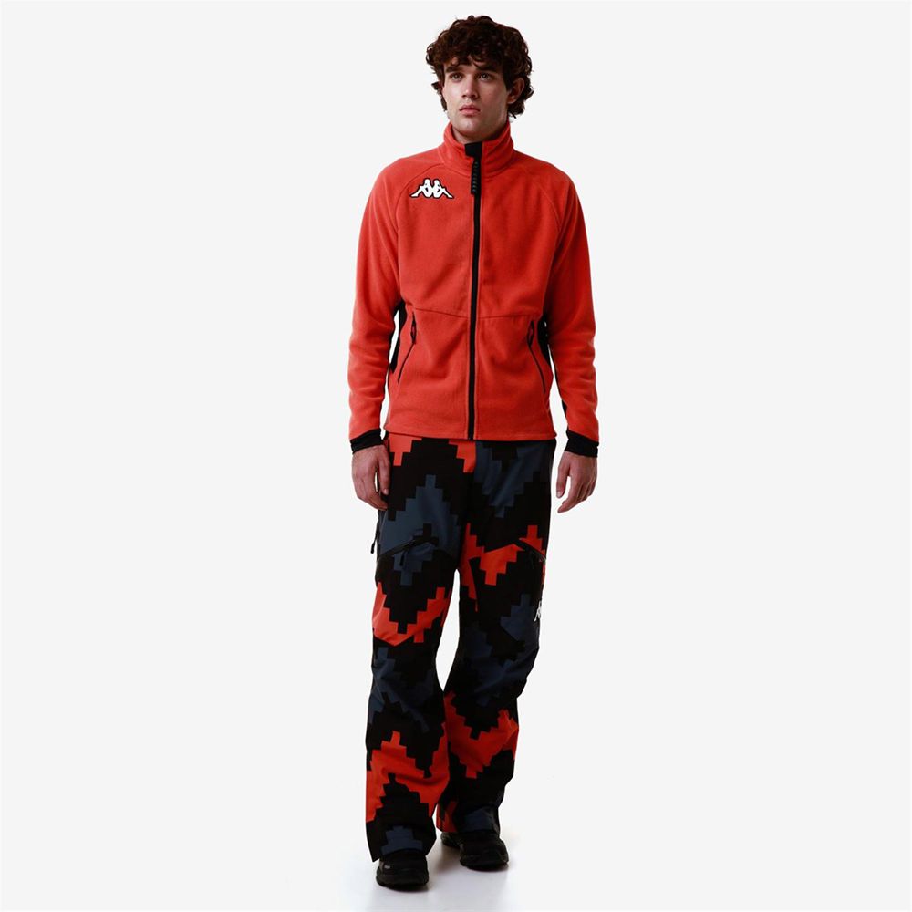 Men Kappa 6 Cento 687n Jacket Orange | 834510-YFQ