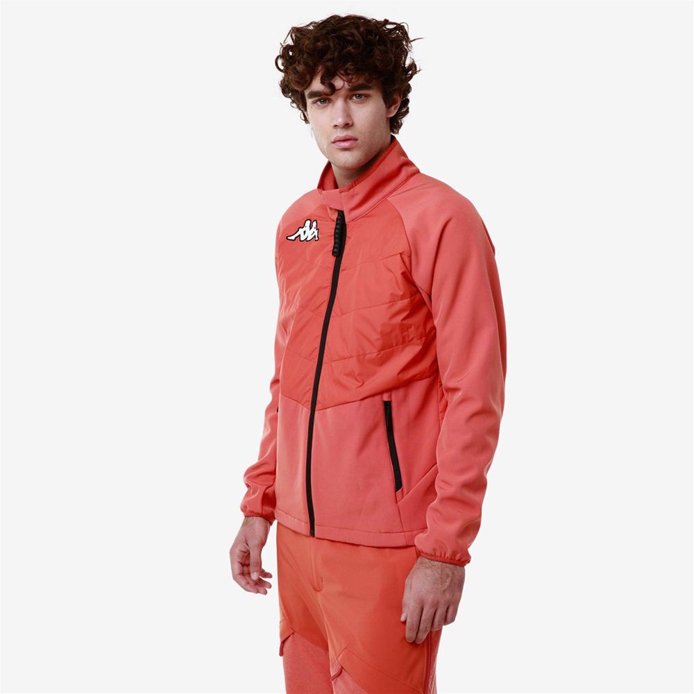 Men Kappa 6 Cento 698 Jacket Orange | 307986-JOM