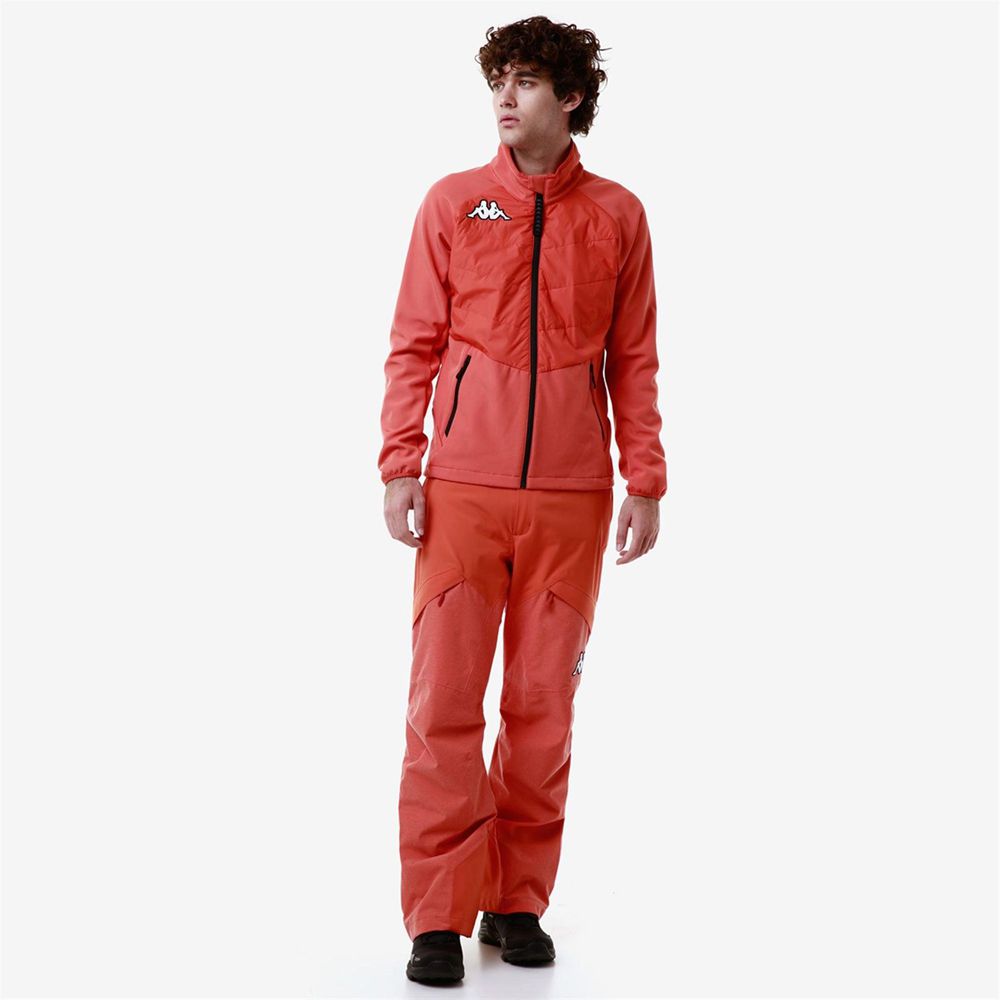 Men Kappa 6 Cento 698 Jacket Orange | 307986-JOM