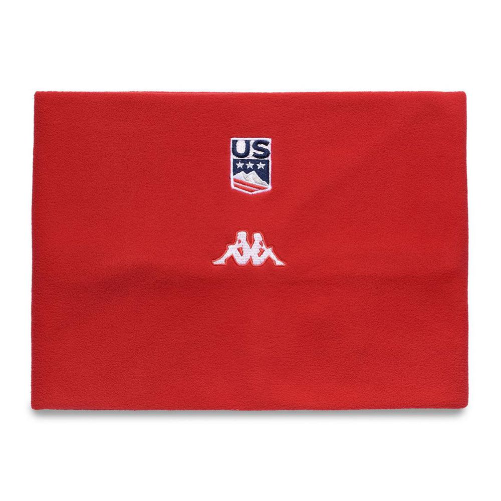 Men Kappa 6 Cento Cold Us Scarves Red | 605324-GWP